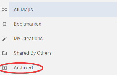 View archived maps